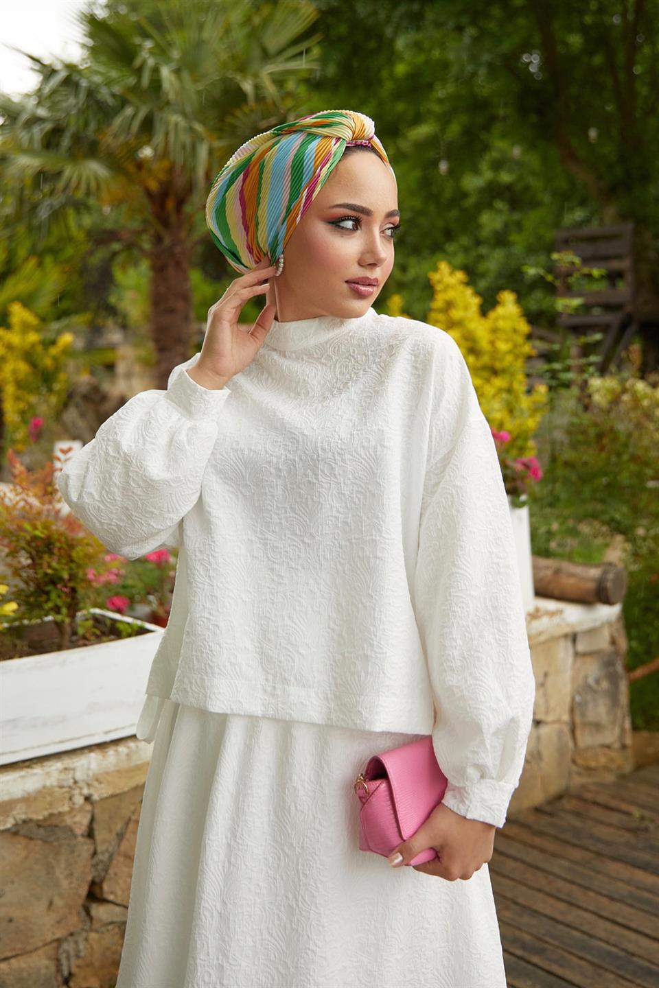 Cindy 2-teiliges Set Weiß