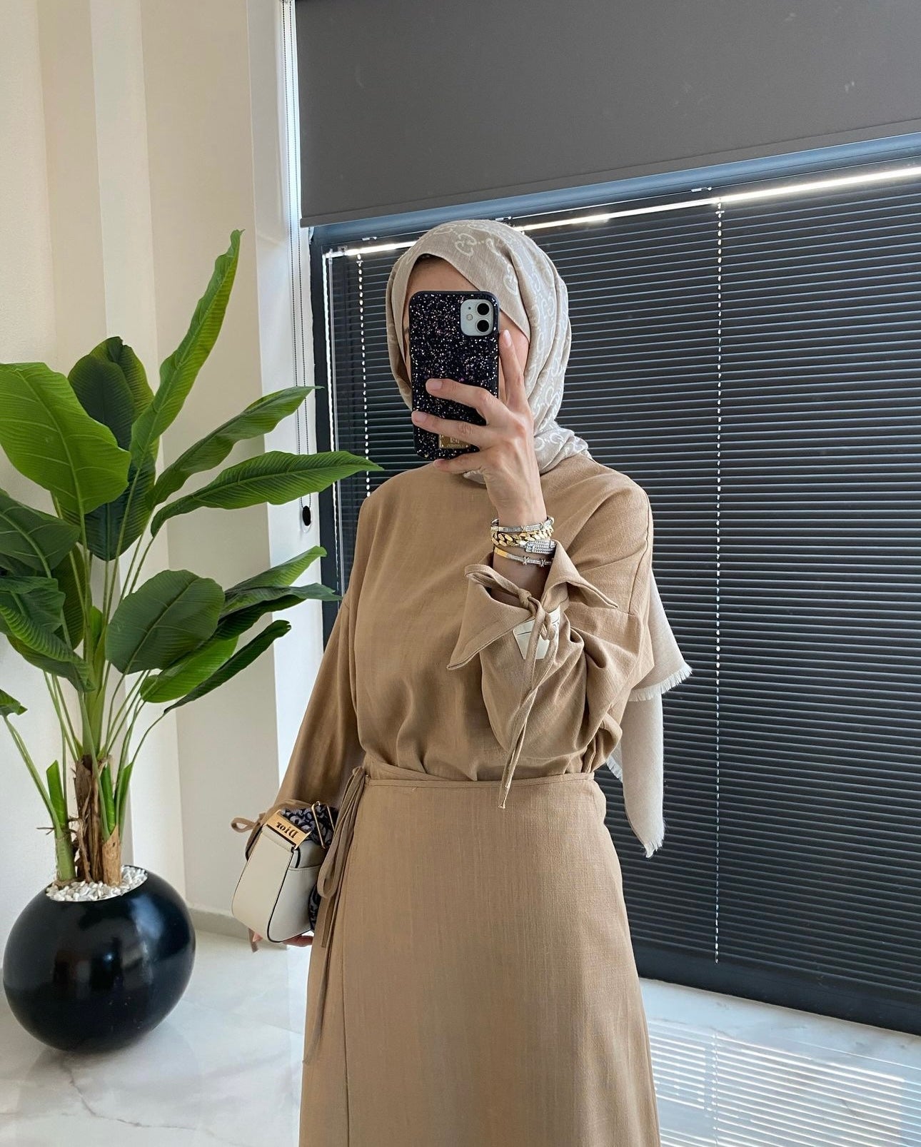 Anvelop Skirt Co-Ord Camel