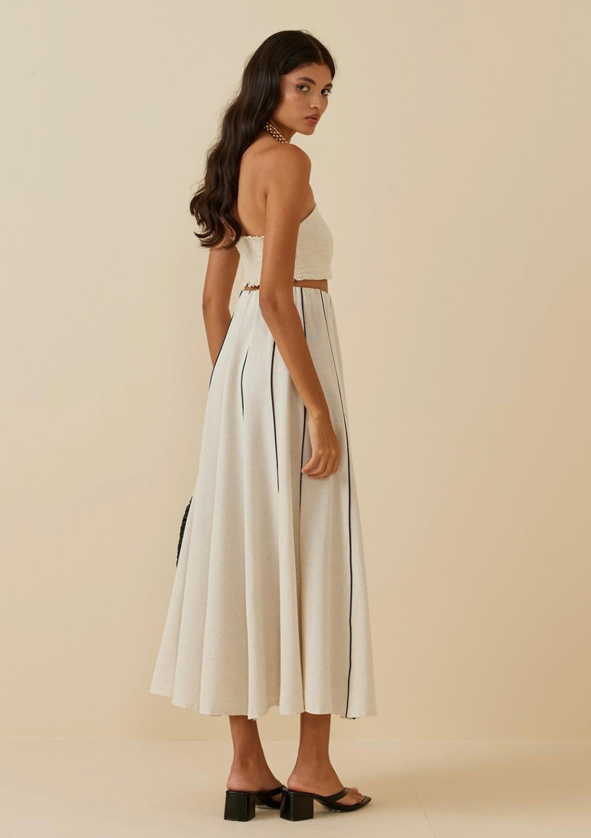 Linnen Maxi Rok
