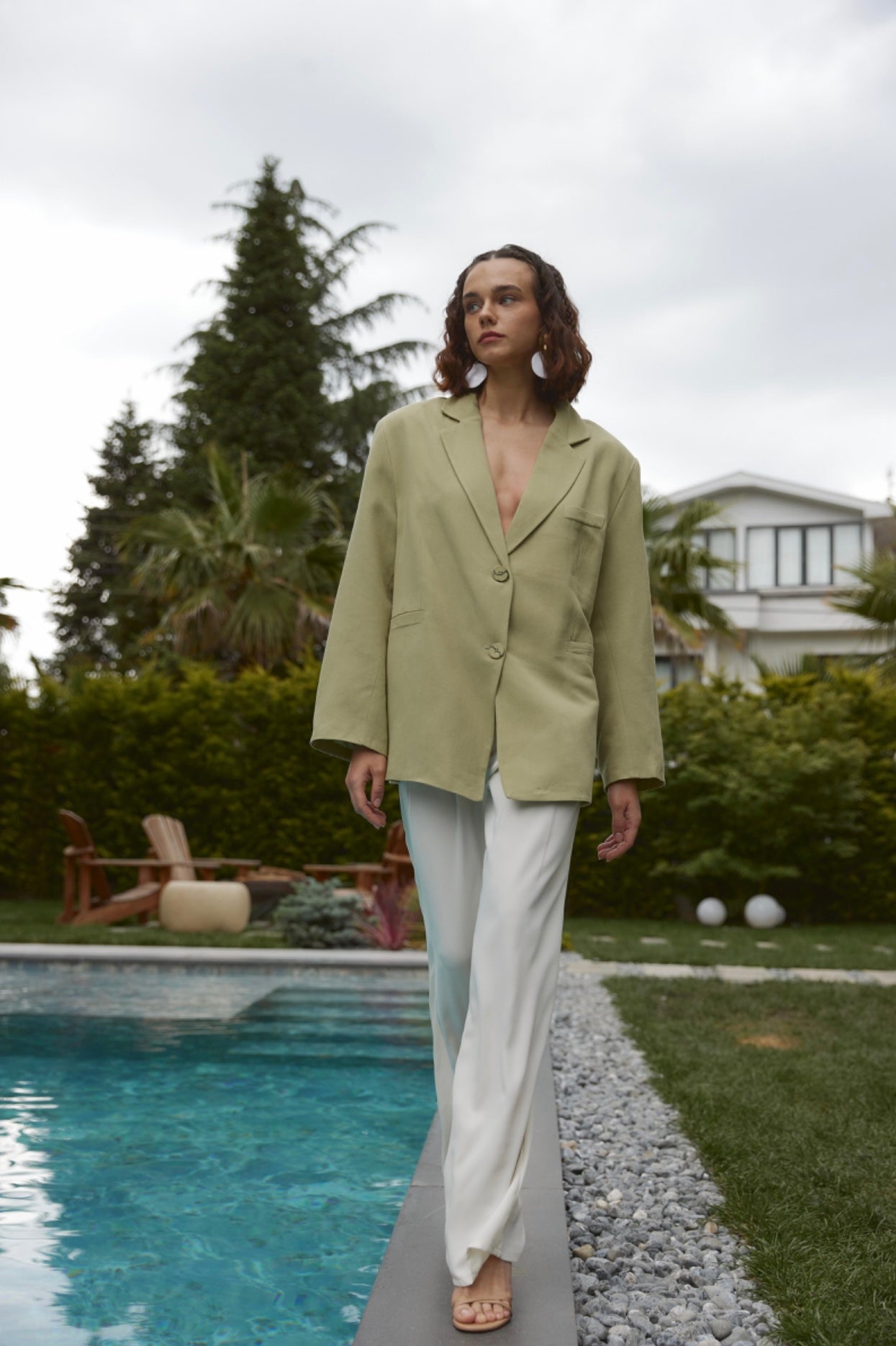 Oversized Linnen Blazer
