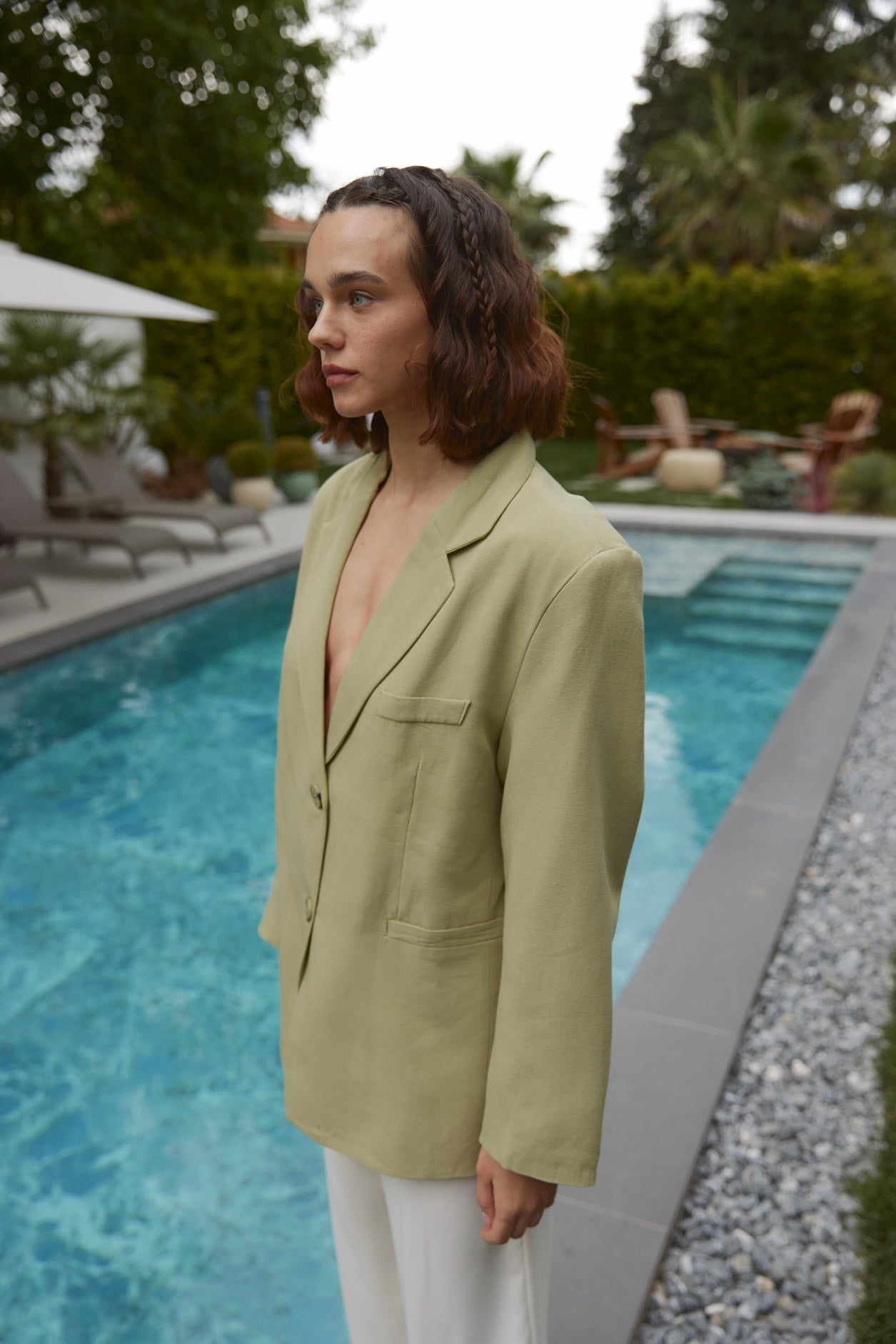 Oversized Linnen Blazer