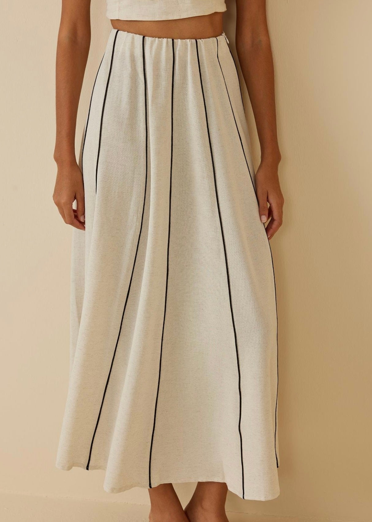 Linnen Maxi Rok