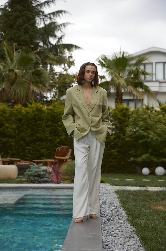Oversized Linnen Blazer