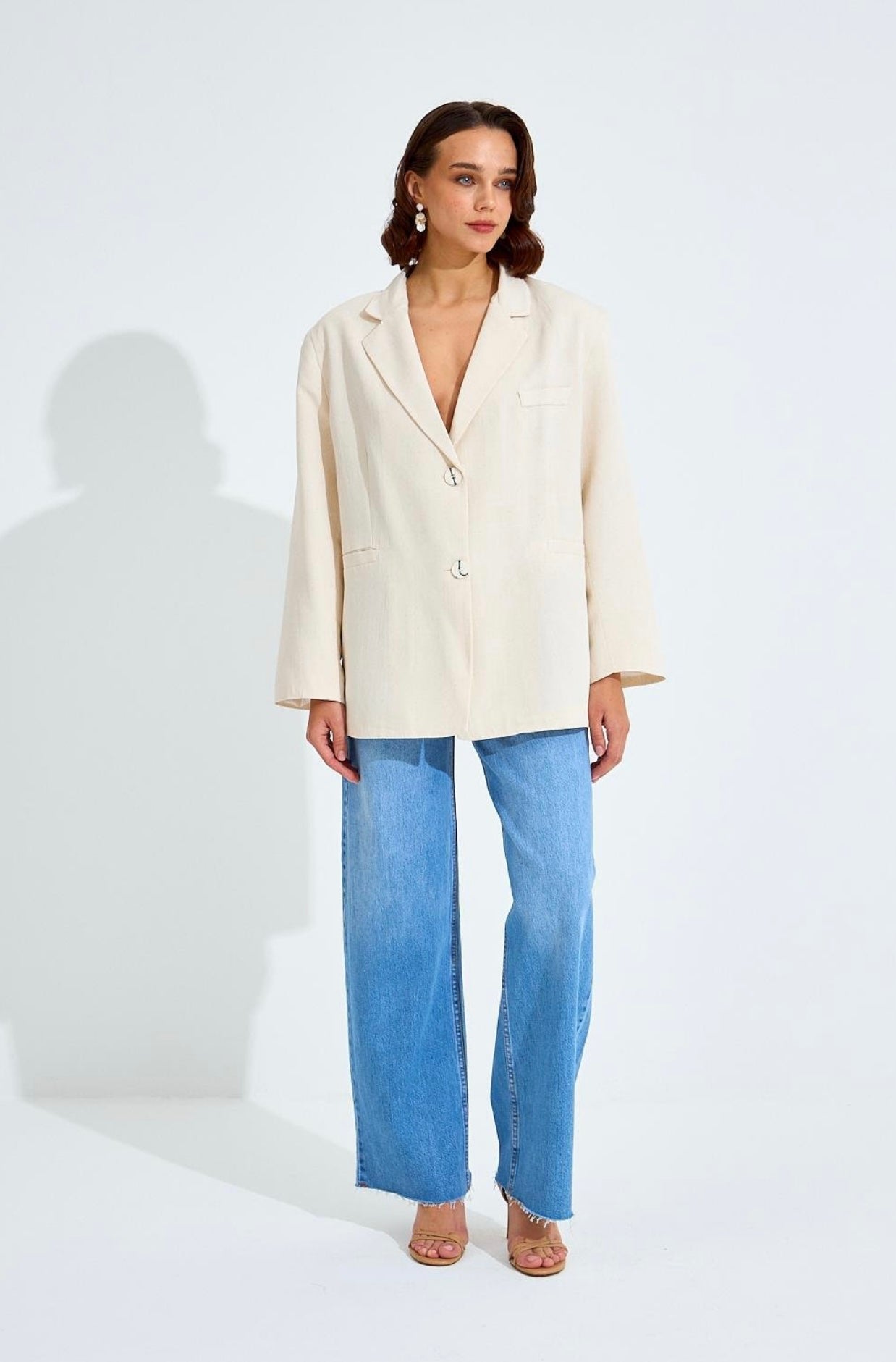 Oversized Linnen Blazer