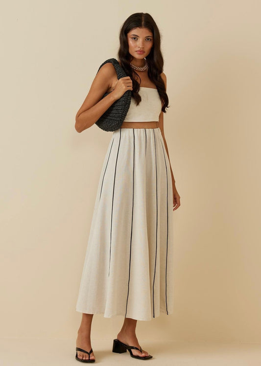 Linnen Maxi Rok