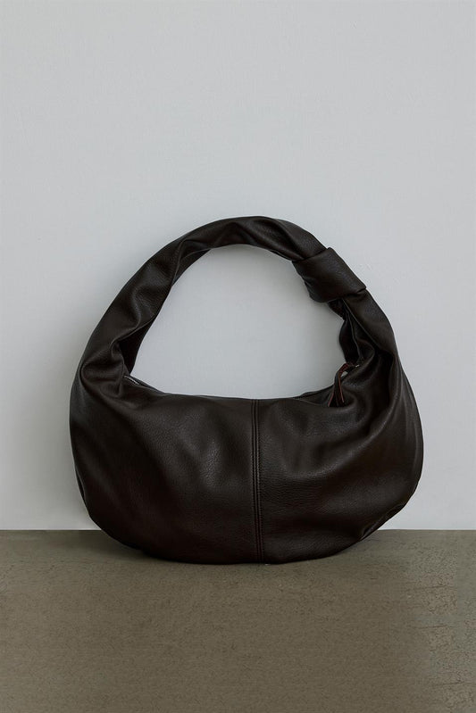 XL Bowl Bag Dark Brown