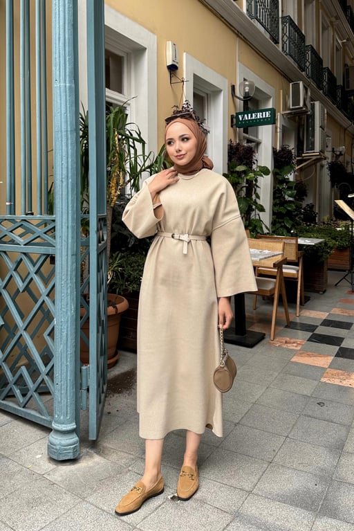 Velvet Maxi Dress Stone