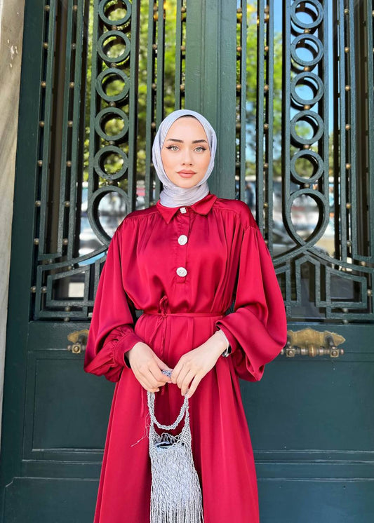 Megan Satin Dress